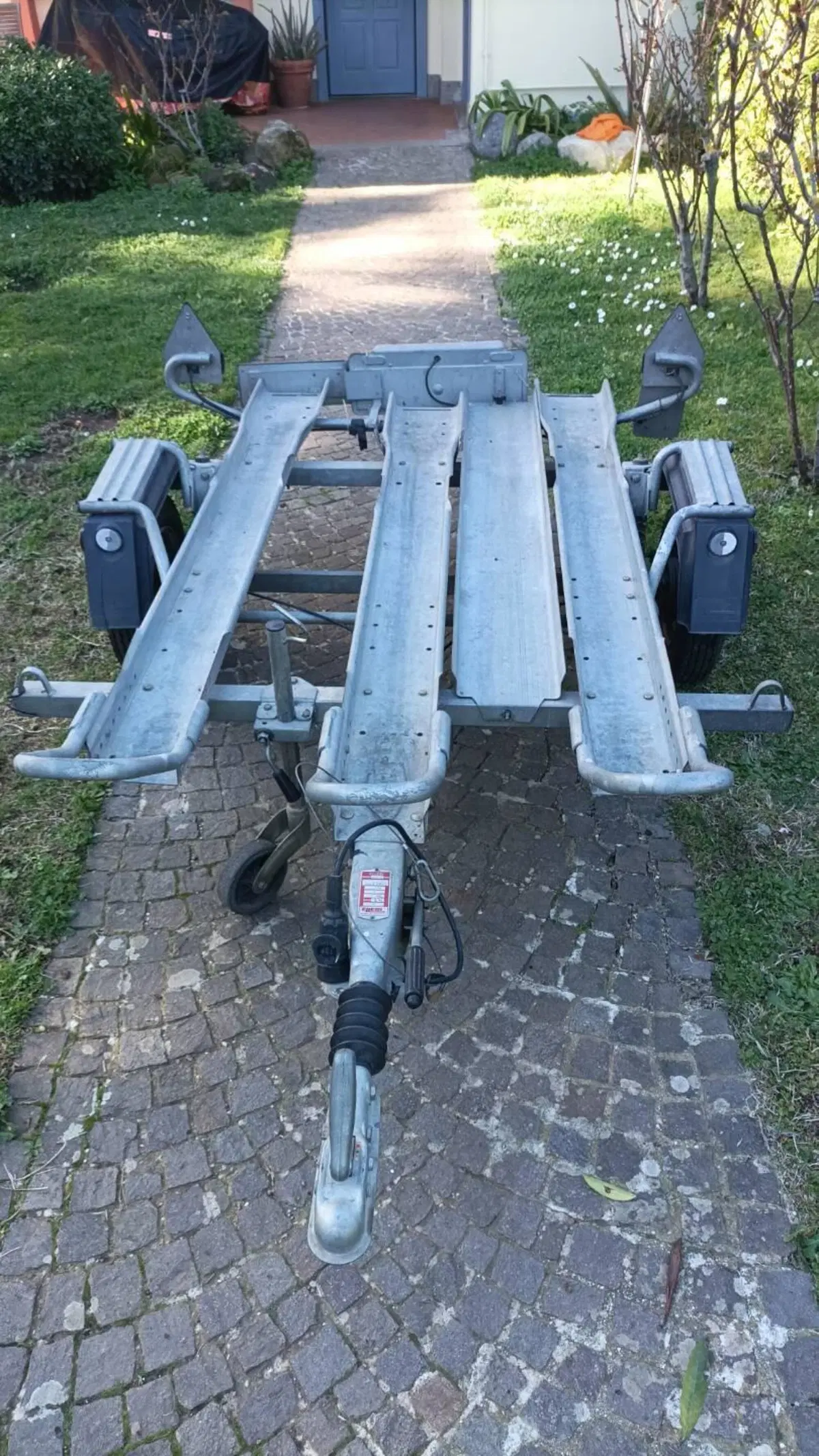 Carrello porta moto 3 /4 posti Ellebi (6)