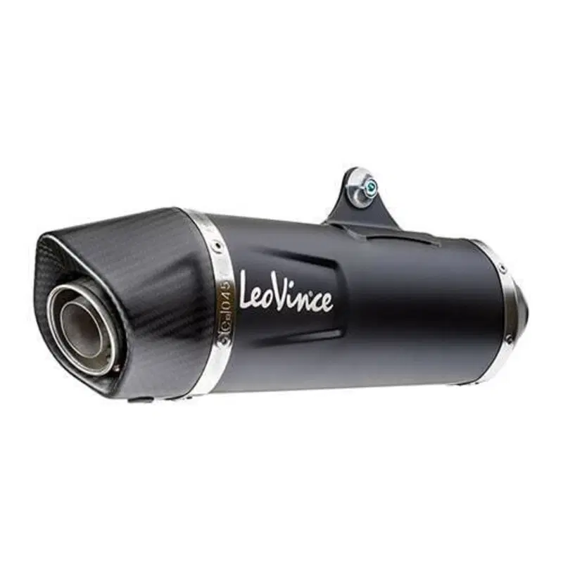 Scarico completo LeoVince Nero omologato in acciai
