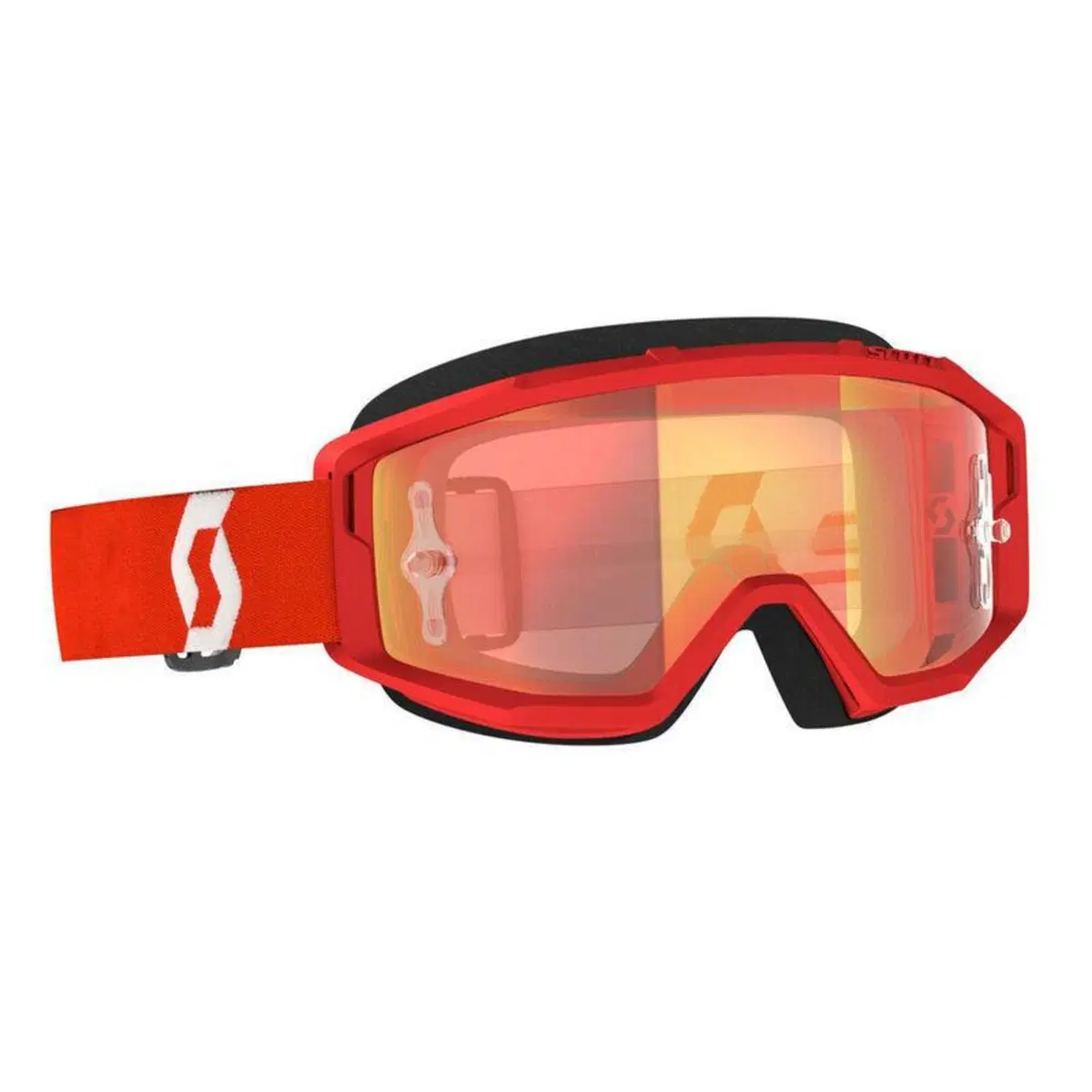 Occhiali cross Scott Primal Rosso Bianco lente ara