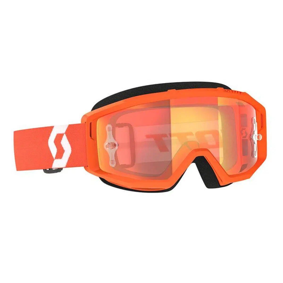 Occhiali cross Scott Primal arancio bianco lente
