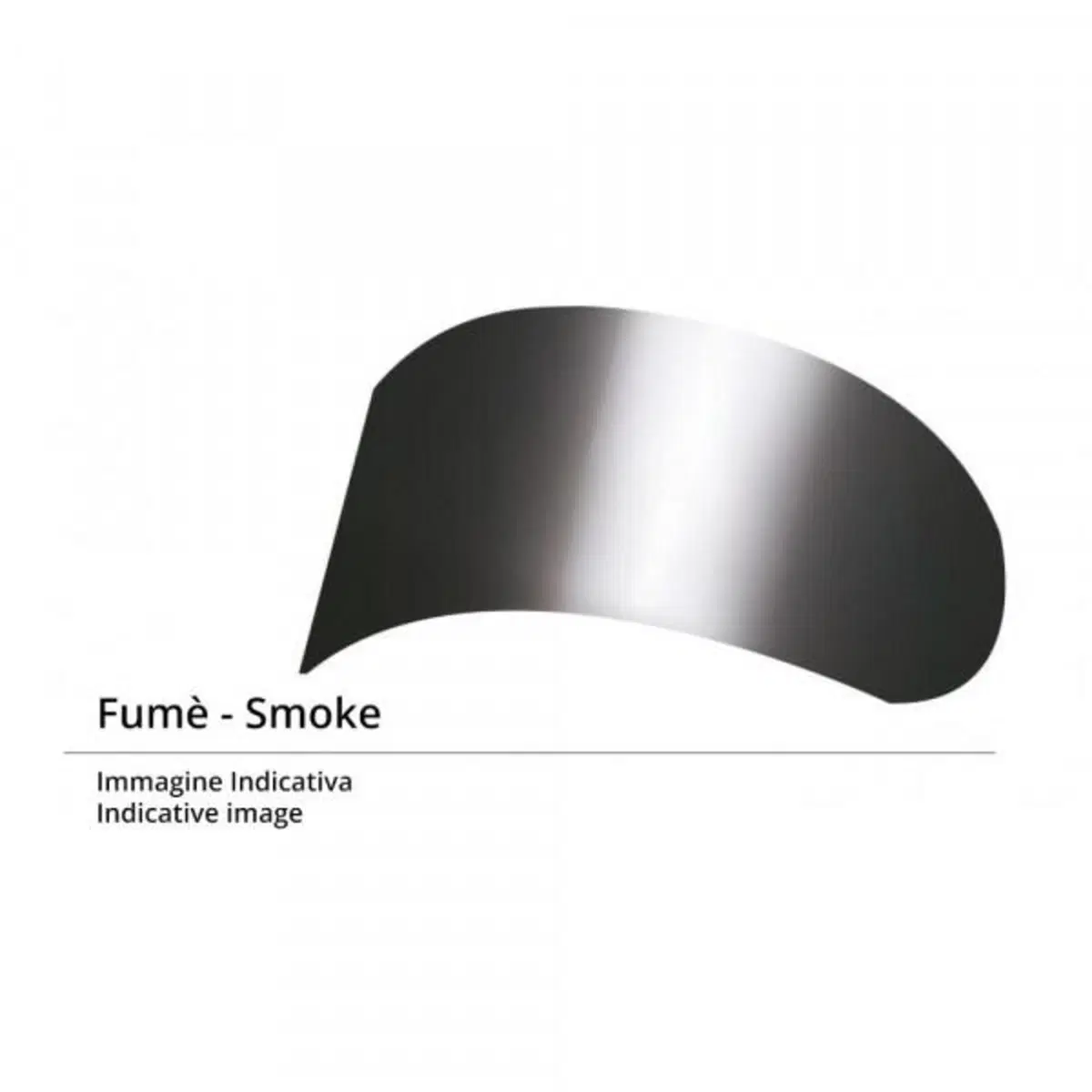 Visera fumè HJC con predisposizione Pinlock per C1 