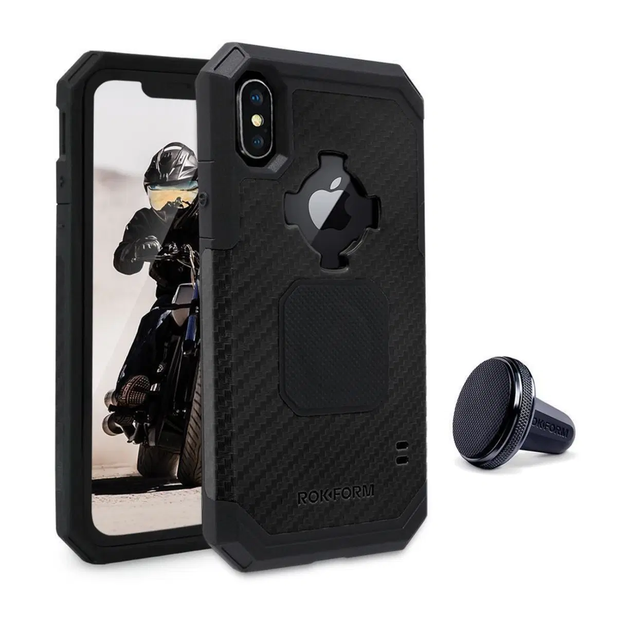Cover Rokform Case Rugged per I Phone X Nero Rokfo 