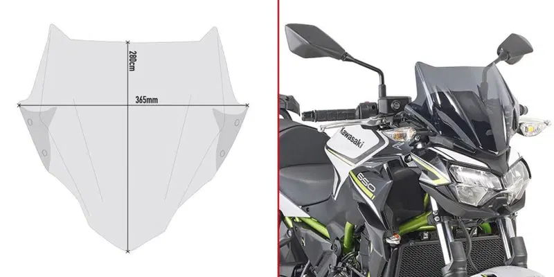 Cupolino fumé Givi 4128S