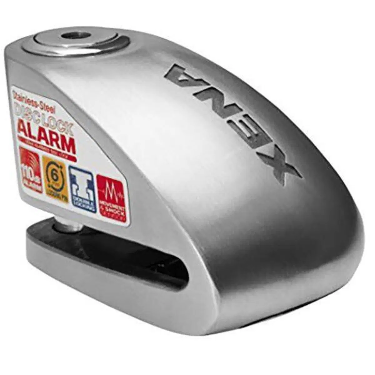Bloccadisco con allarme Xena xx6 in acciaio inox p