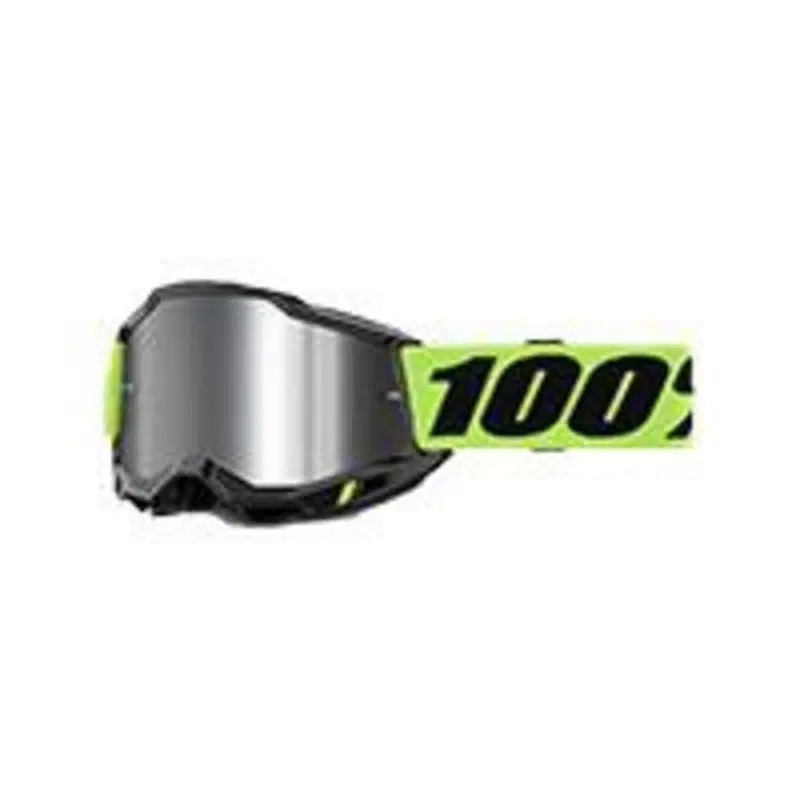 Occhiali Cross 100% Accuri 2 Neon Giallo Lente Spe 