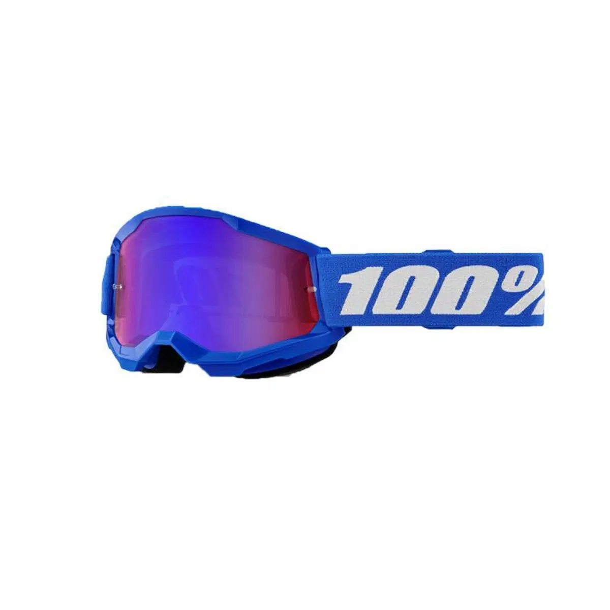 Occhiali Cross 100% Strata 2 Blu Lente Specchiata 