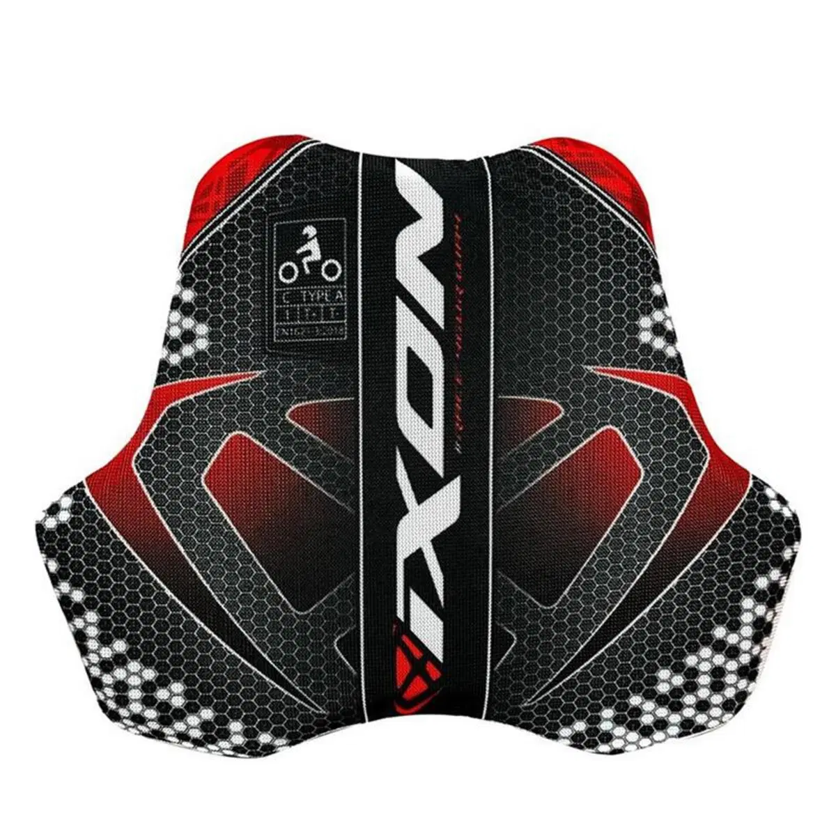 Protezione Torace Ixon IX-Race Chest Nero Rosso