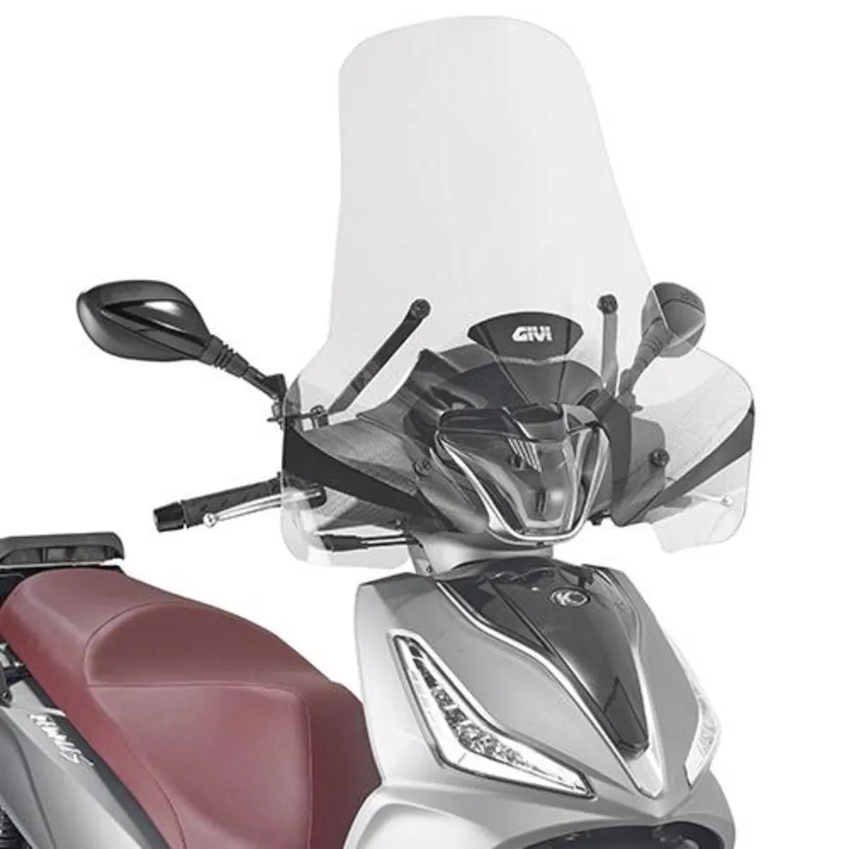 Givi 7057A Parabrezza trasparente 49x66 cm per Pia