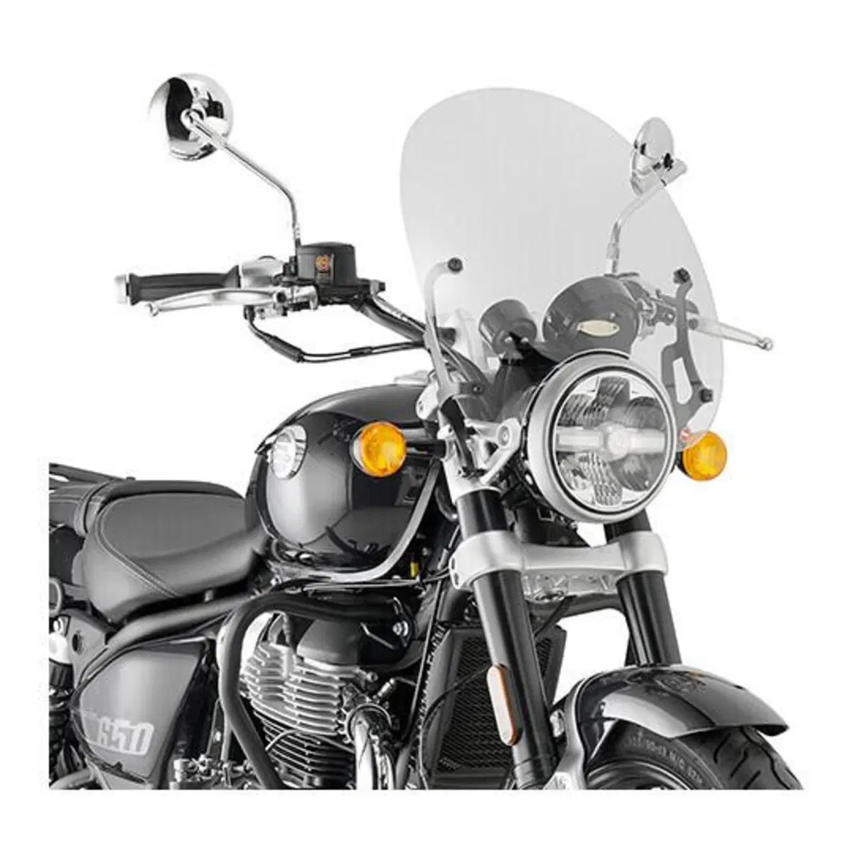 Parabrezza Givi 9058A trasparente per Royal Enfiel