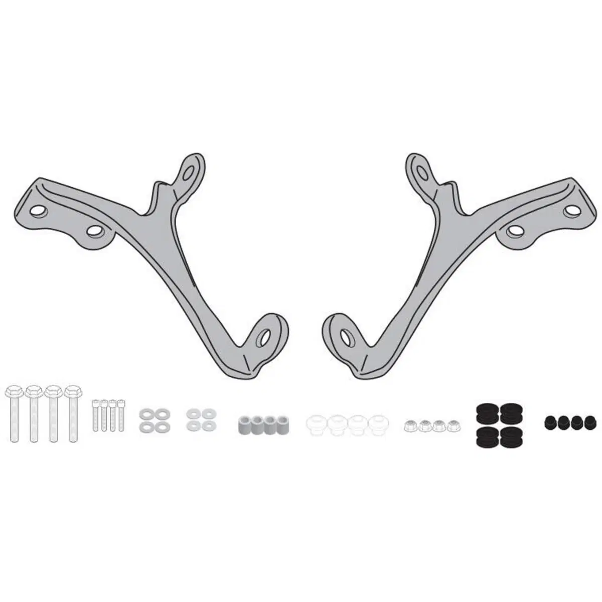 Kit attacchi Givi A8401A per Harley Davidson Sport