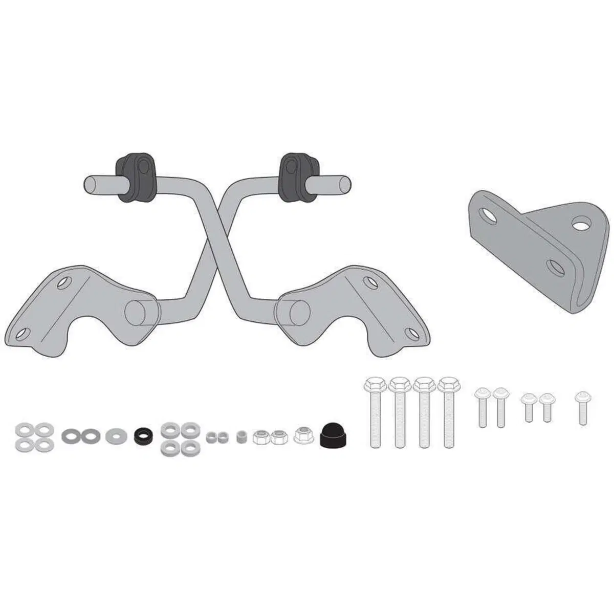 Kit di attacchi Givi AC4134A per Cupolino A802 KAW