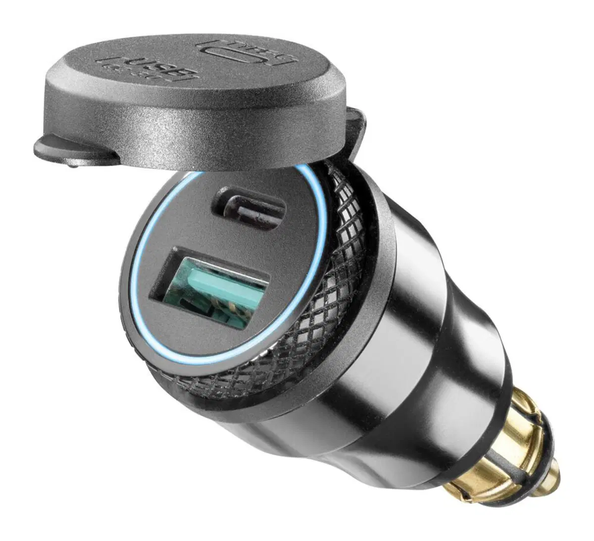 Adattatore Interphone doppia presa DIN - 2 USB Typ