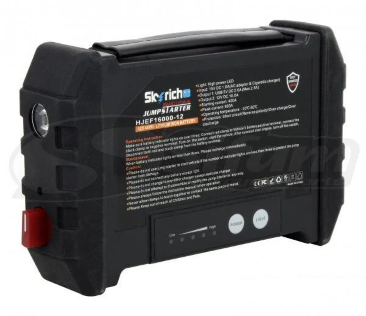 Avviatore per Moto e Auto e caricabatterie emergen Skyrich