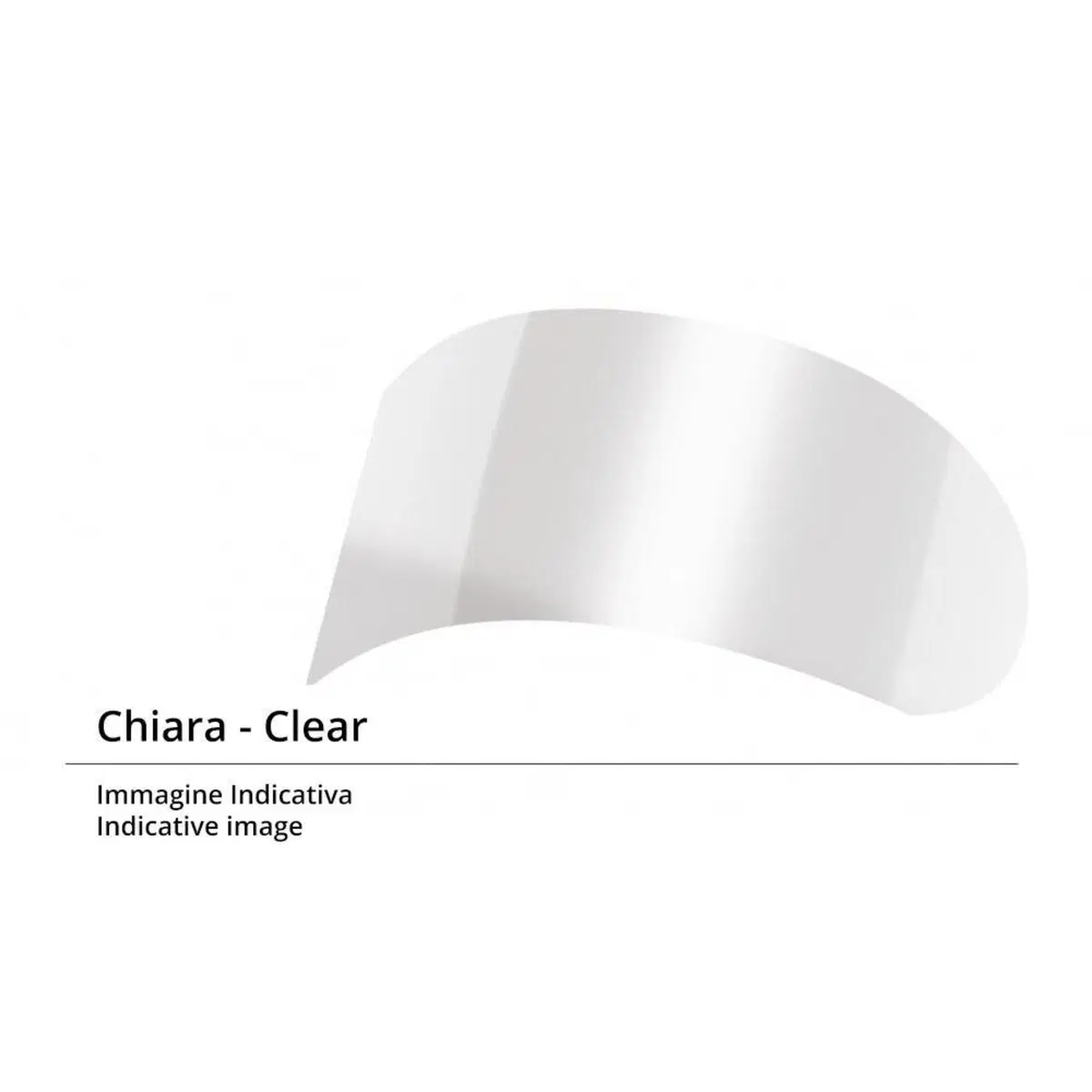 Visiera Street 2 antigraffio chiara per caschi Agv