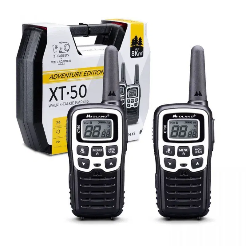 Coppia ricetrasmittenti Midland XT-50 ADVENTURE PA