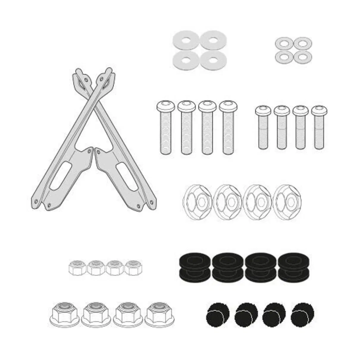 Kit attacchi Givi D5142KIT per BMW CE 04 (22 - 24)