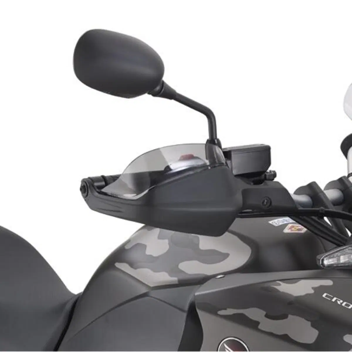 Estensioni in plexiglas fumè per paramani Givi per