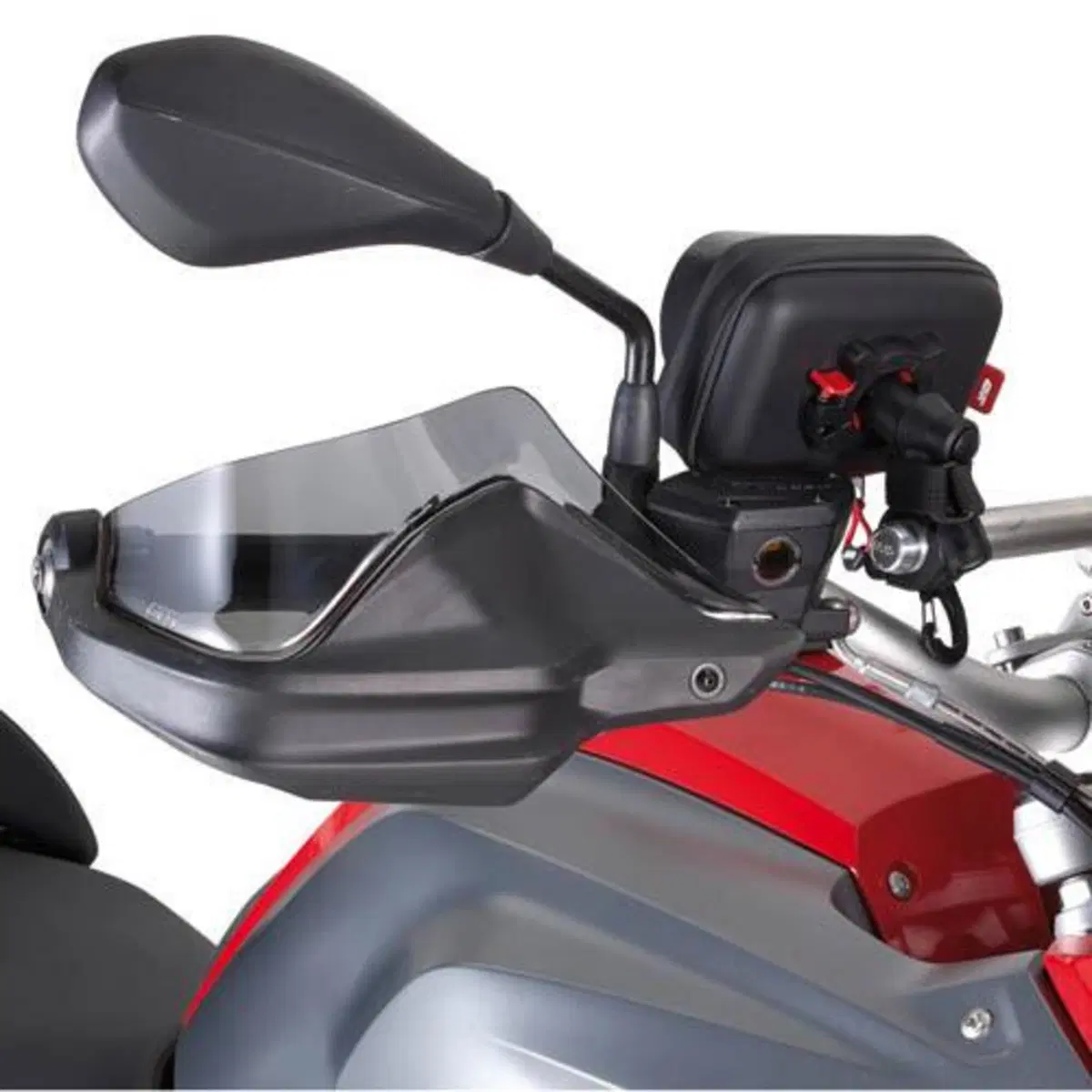 Estensioni in plexiglas fumè per paramani Givi per