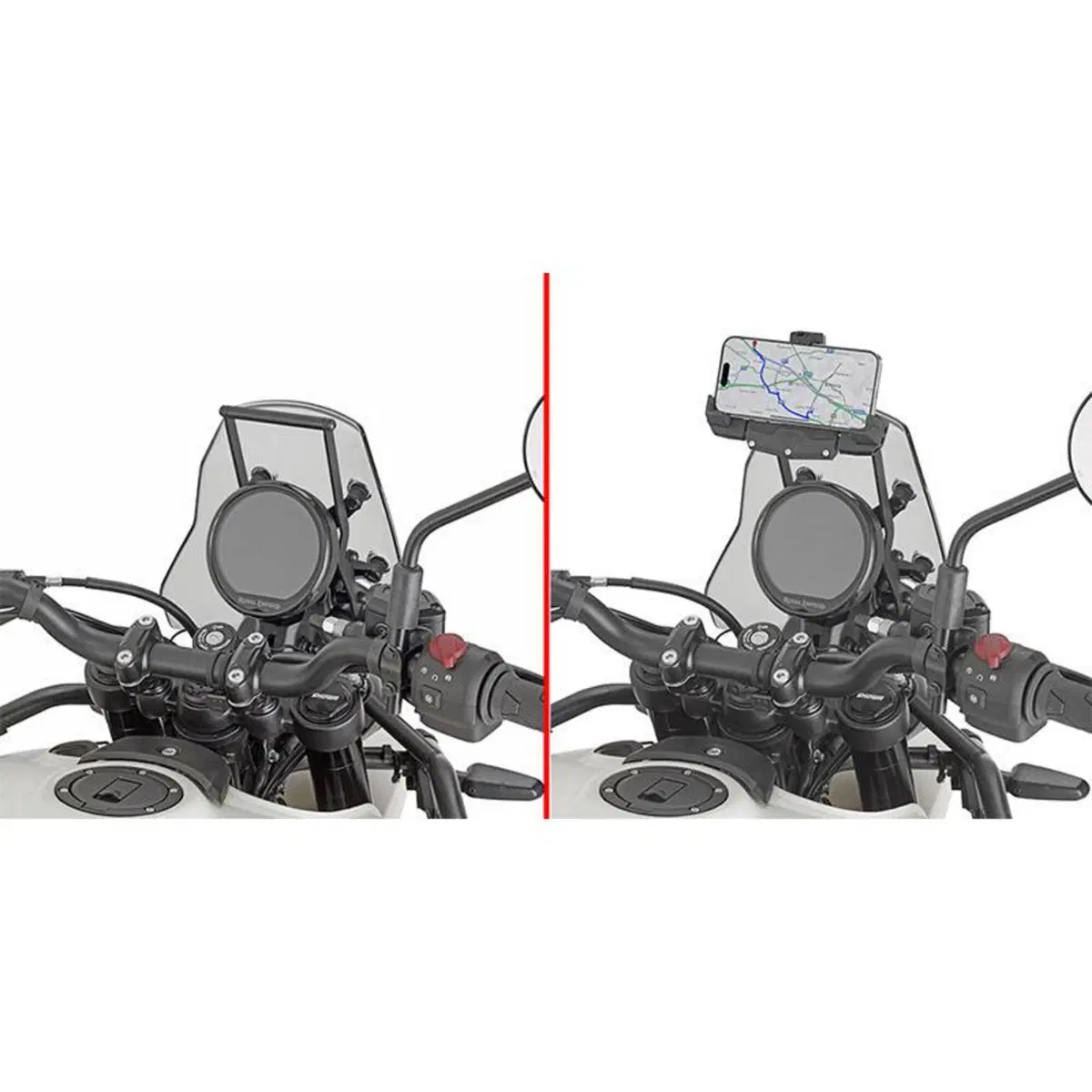 Traversino Givi FB9059 per montaggio dietro cupoli