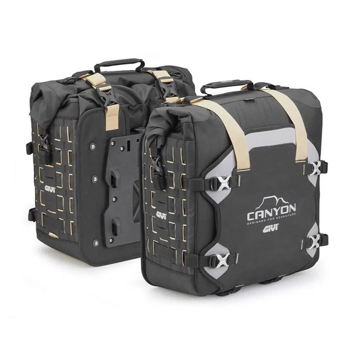 Borse laterali Givi GRT709B Canyon nero waterproof