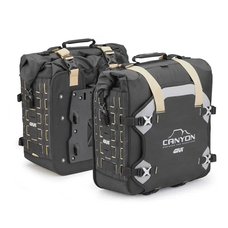 Borse laterali Givi GRT709B Canyon nero waterproof