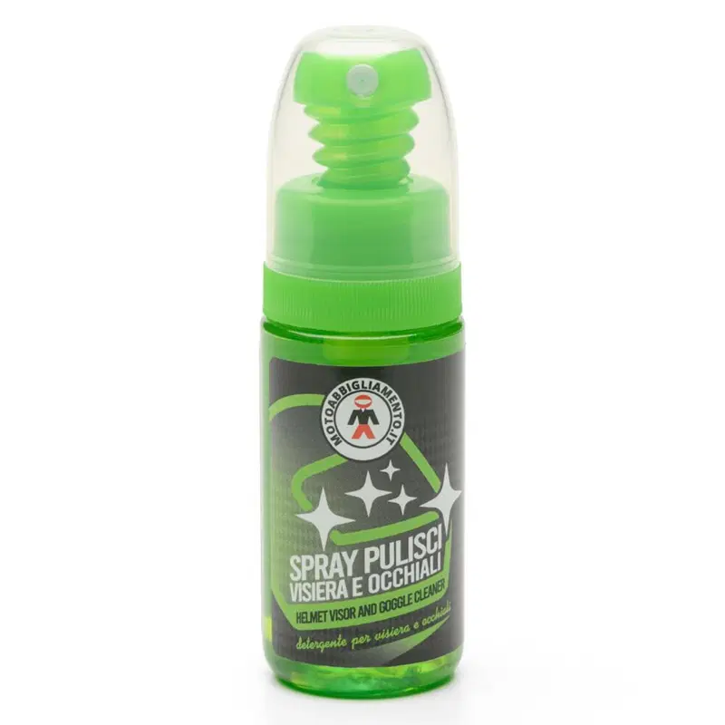 Spray pulisci visiera e occhiali Motoabbigliamento Motoabbigliamento.it
