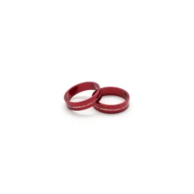 Coppia inserti supporto cavalletto Barracuda Rosso