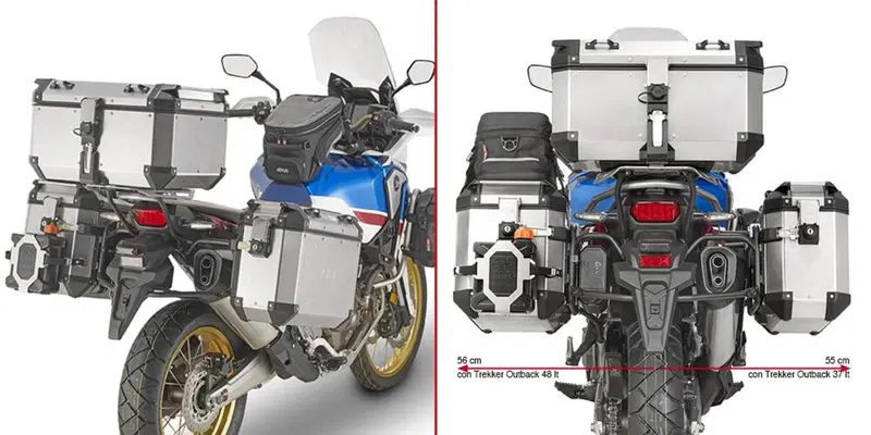 Givi PL1161CAM Portavaligie laterale MONOKEY CAM-S