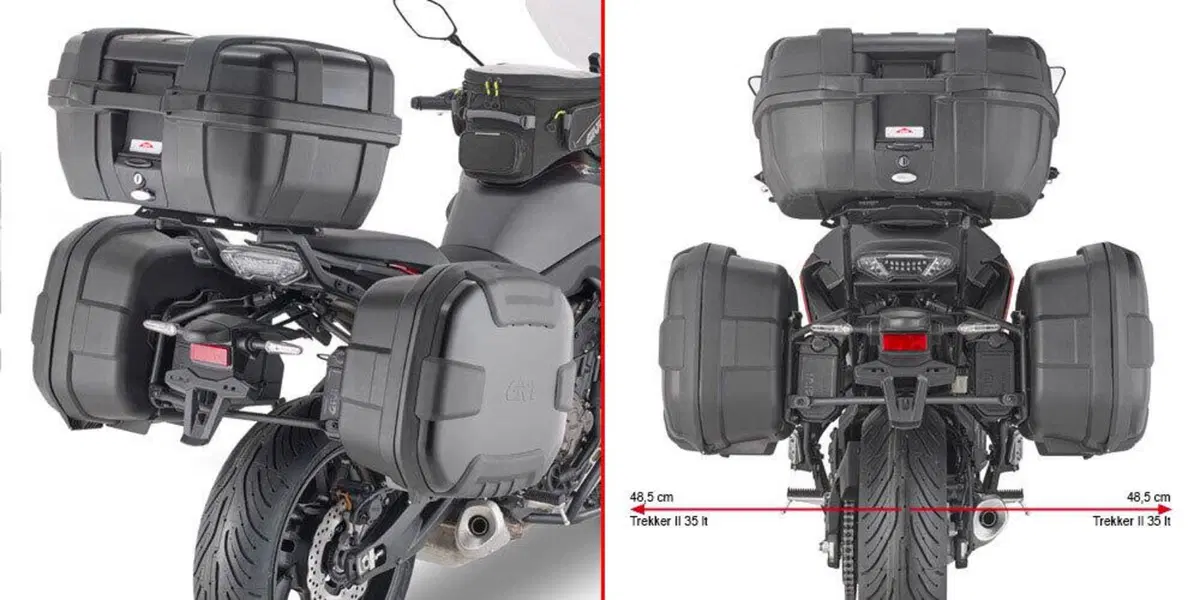 Portavaligie laterale Givi PL2148 per valigie Mono