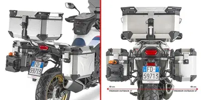 Portavaligie laterale Givi PLO1201CAM per HONDA XL