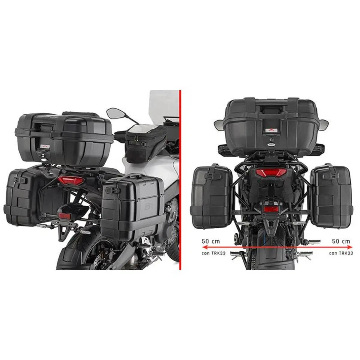 Portavaligie Laterale Givi Per Yamaha Tracer 9 - G