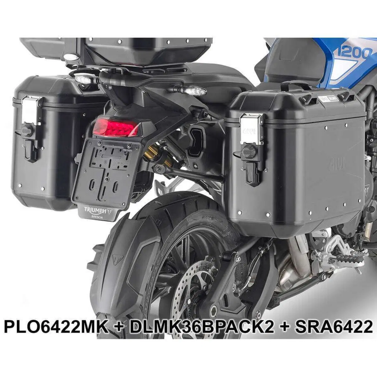 Portavaligie laterale Givi PLO6422MK per TRIUMPH T