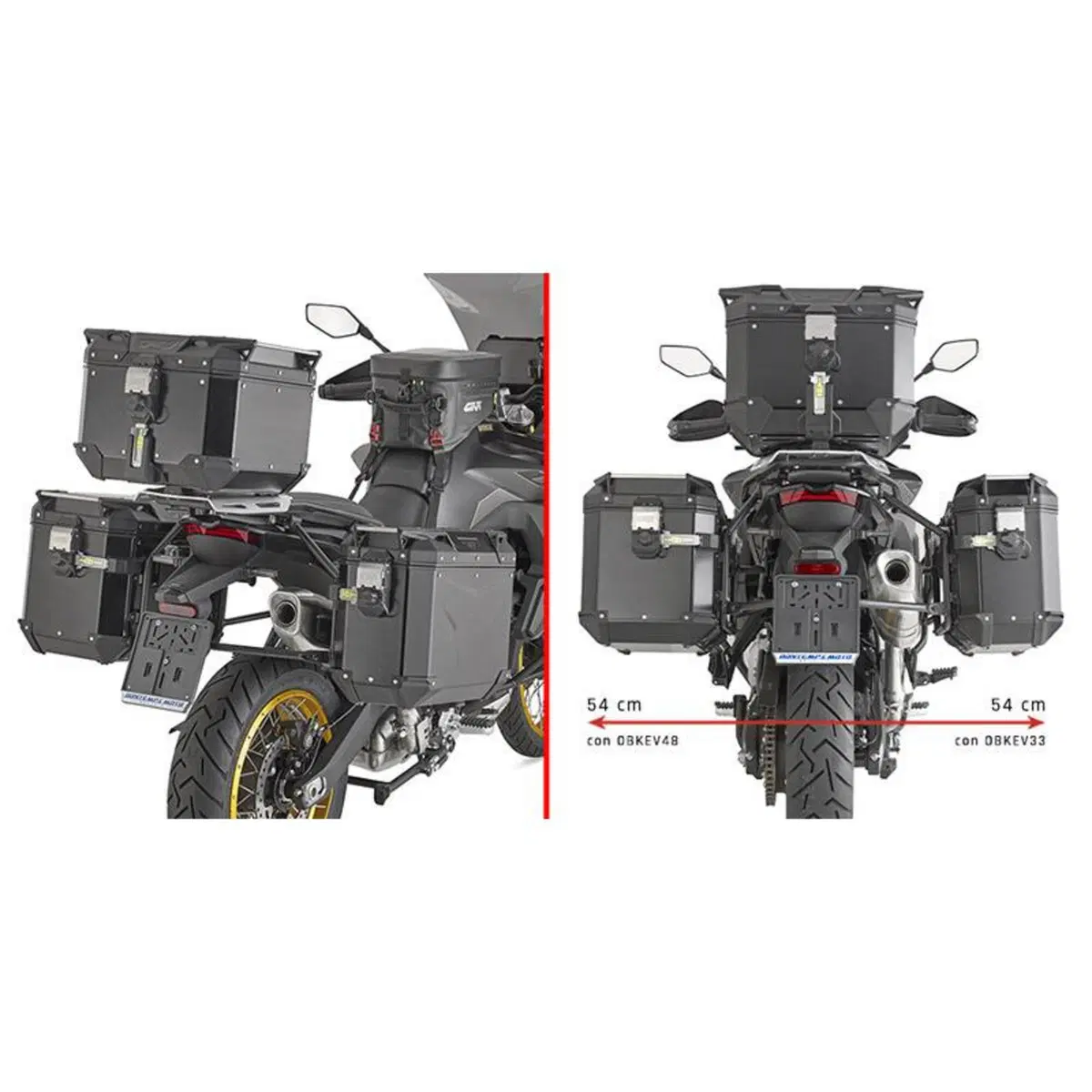 Portavaligie Laterale CAM-SIDE Givi Per Voge Valic