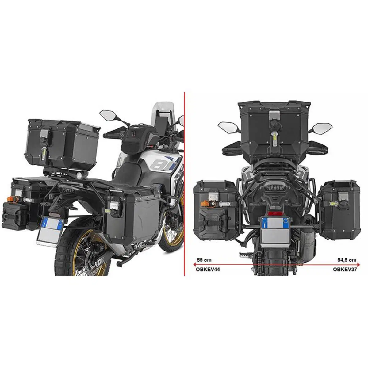 Portavaligie Laterale CAM-SIDE Givi Per Voge Valic