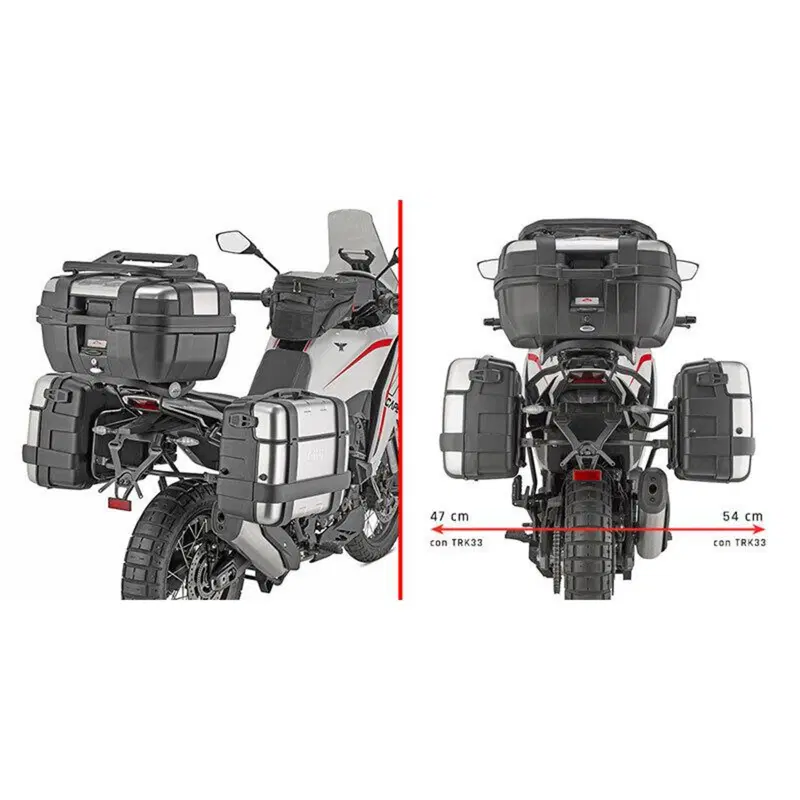 Portavaligie Laterale Givi Per Moto Morini X-Cape