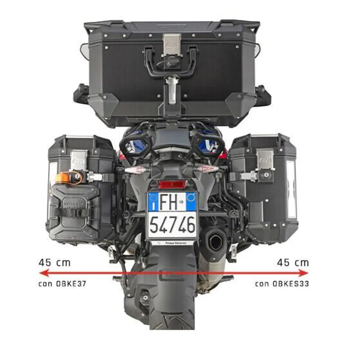 Telaietti laterali Givi PL ONE FIT per BMW R 1300