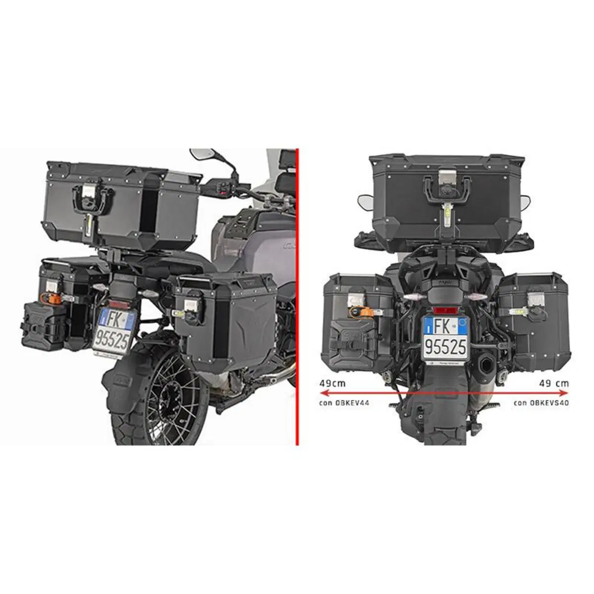 Portavaligie laterale Givi PLOS5146CAM CAM-SIDE Tr