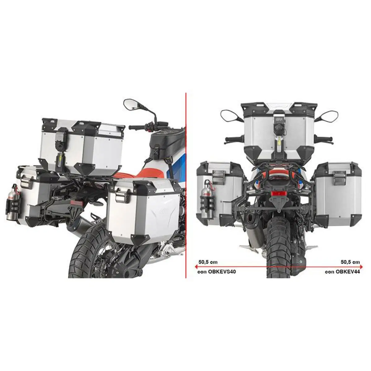 Portavaligie Laterale Scantonato CAM-SIDE Givi Per