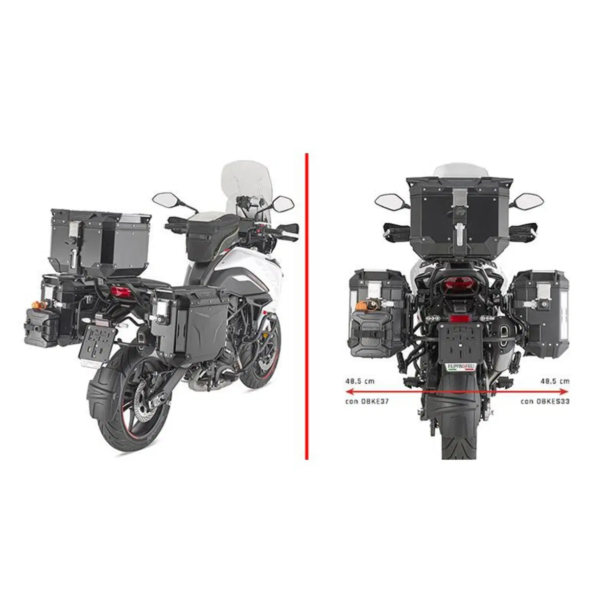 Portavaligie laterale Givi PLOS8717CAM