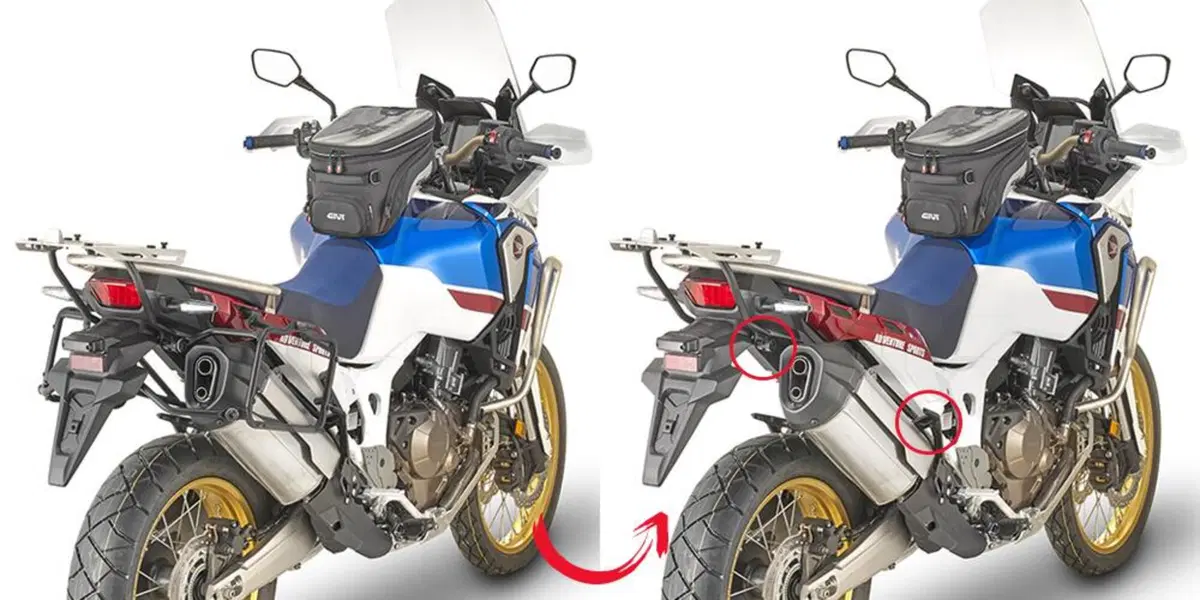 Portavaligie laterale Givi PLR1161 a rimozione rap