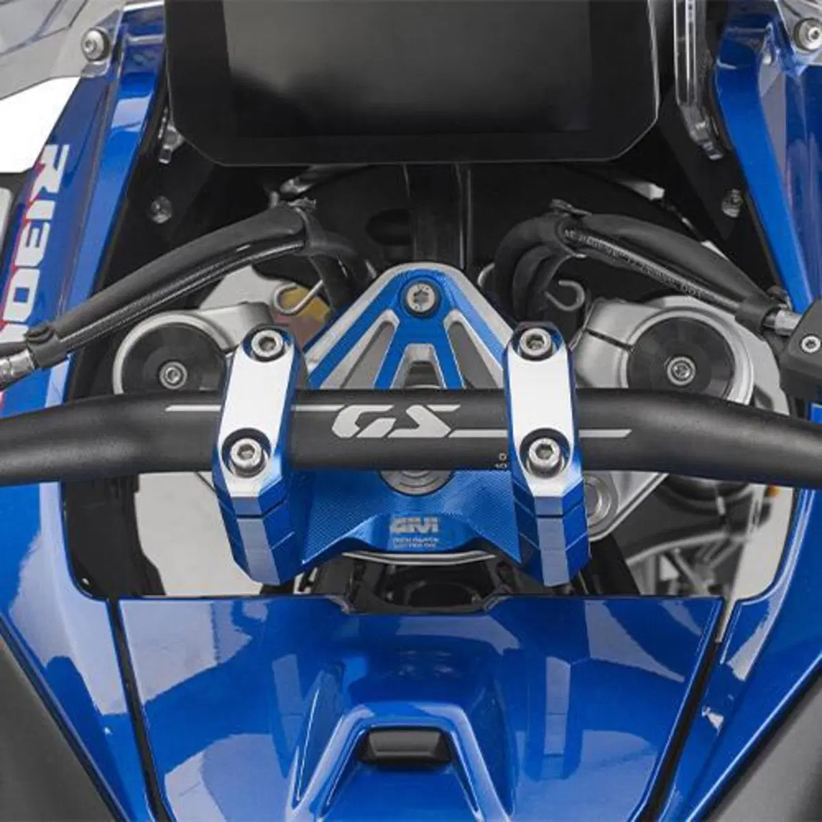 Riser manubrio Givi R1300 GS blu