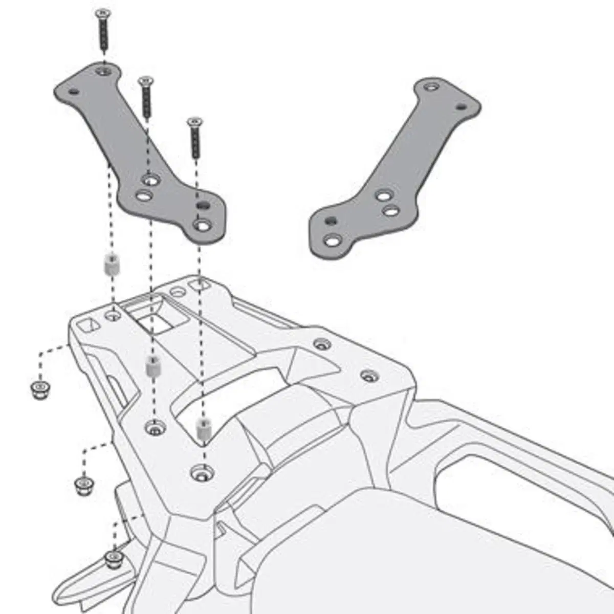 Givi SR1156 attacco posteriore Monokey e monolock