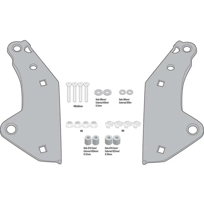 Attacco posteriore Givi Monokey per Honda X-ADV 75