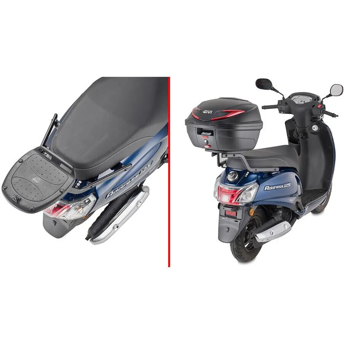 Attacco posteriore Givi SR3123 SUZUKI Address 125
