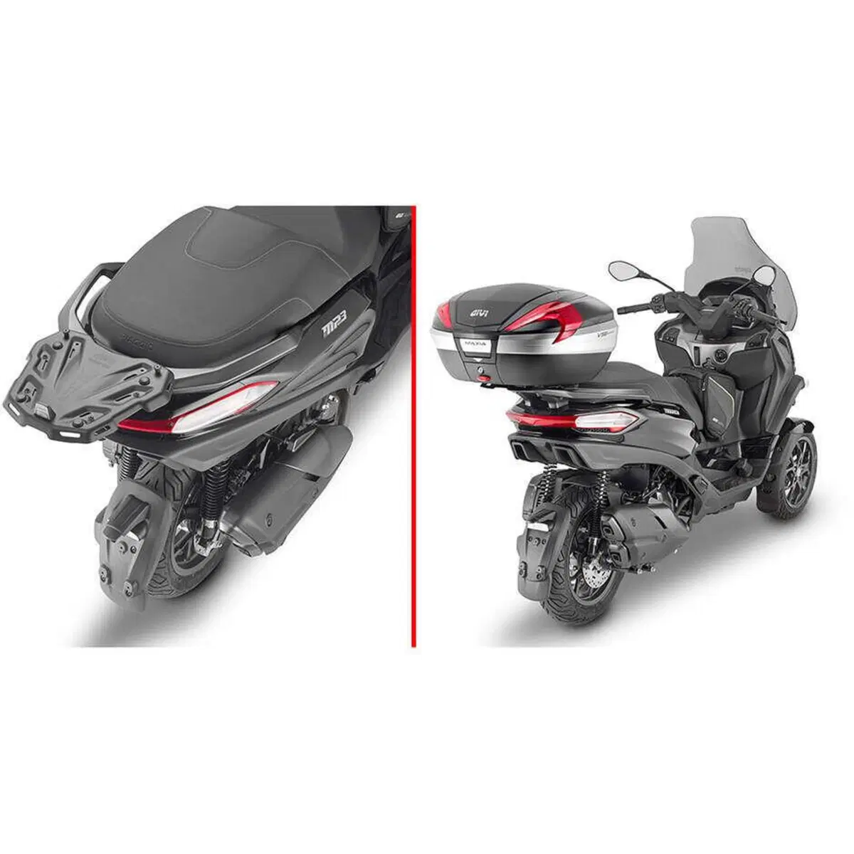 Attacco Posteriore Givi SR5619 Per PIAGGIO MP3 HPE