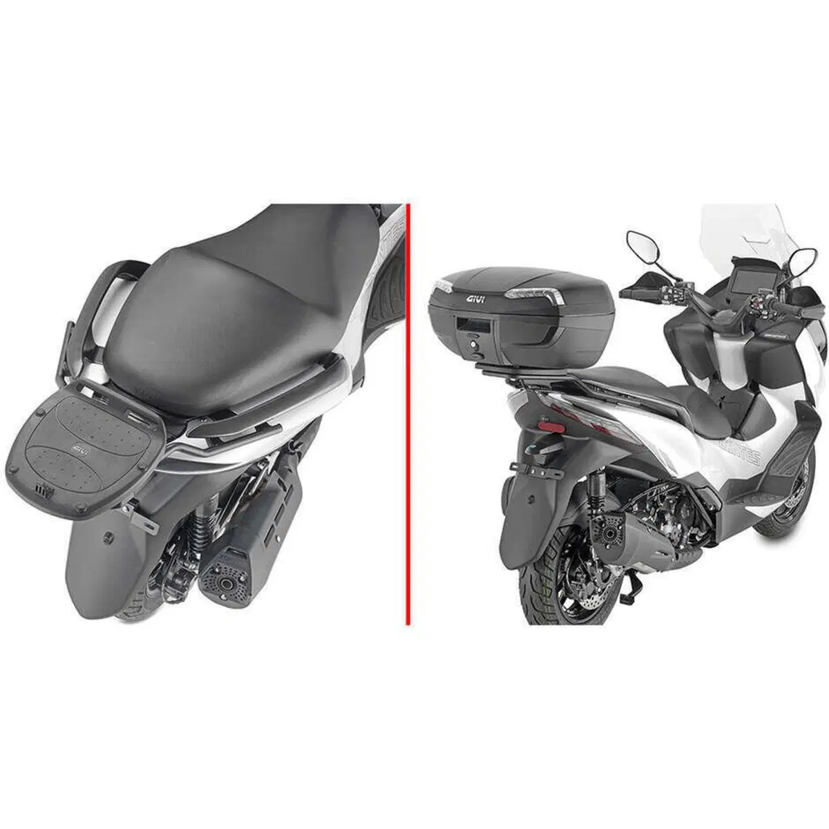 Attacco posteriore Givi SR7603 per ZONTES 350 E (2
