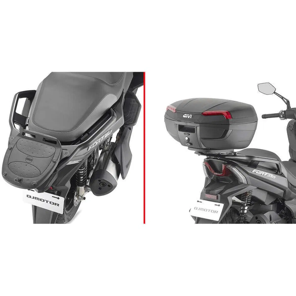 Attacco posteriore Givi SR9700 QJ MOTOR Fort 350 (