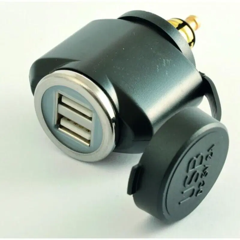 Carica Batterie Tecnoglobe DIN Full con doppia pre 