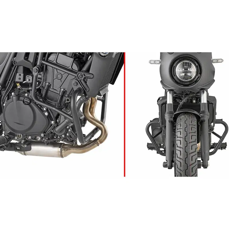 Paramotore Givi TN4134 tubolare nero per Kawasaki