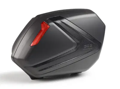 Coppia borse laterali Givi V37NN Nero inserto carb